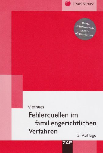 Beispielbild fr Fehlerquellen im familiengerichtlichen Verfahren zum Verkauf von medimops