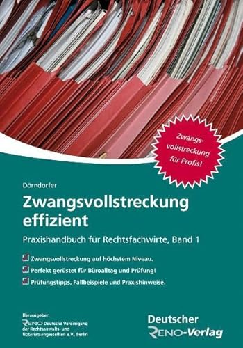 9783896554352: Zwangsvollstreckung effizient 1: Praxishandbuch fr Rechtsfachwirte