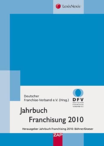 Beispielbild fr Jahrbuch Franchising 2010 zum Verkauf von Buchpark