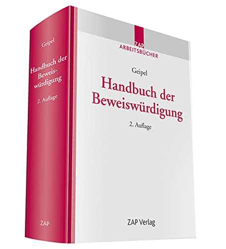 9783896556943: Handbuch der Beweiswrdigung