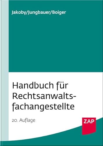 9783896557780: Handbuch fr Rechtsanwaltsfachangestellte