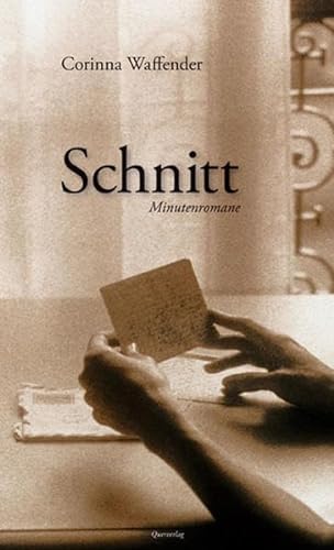 Beispielbild fr Schnitt. Minutenromane zum Verkauf von medimops