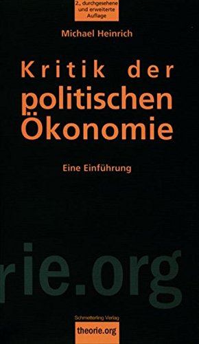 9783896575937: Kritik der politischen Ökonomie: Eine Einführung