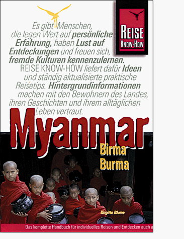 9783896626004: Myanmar ( Birma / Burma). Reise Know- How