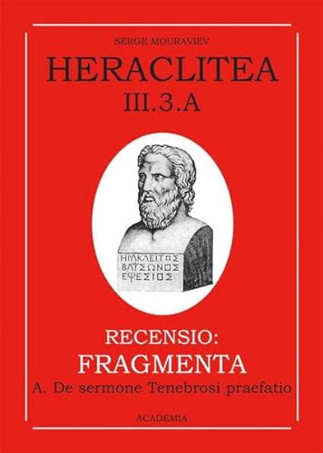 9783896651976: Heraclitea: III. A. 3