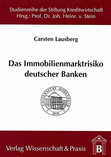 Stock image for Das Immobilienmarktrisiko deutscher Banken. for sale by medimops