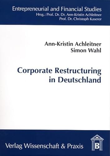 Beispielbild fr Corporate Restructuring in Deutschland zum Verkauf von medimops