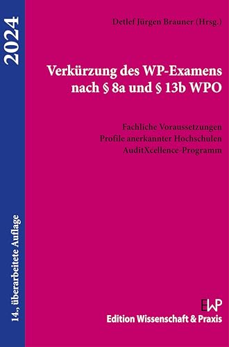 Stock image for Verkrzung des WP-Examens nach  8a und  13b WPO 2024. for sale by Blackwell's