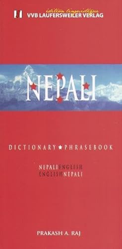Beispielbild fr Nepali Englisch und Englisch Nepali Wrterbuch mit Phrasenbuch fr Ihre Reise (in lateinischer Umschrift) (Indo-Sanskrit Sprachgruppe) zum Verkauf von medimops