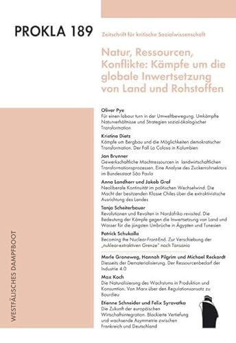 Stock image for Kmpfe um die globale Inwertsetzung von Land und Rohstoffen (PROKLA / Zeitschrift fr kritische Sozialwissenschaft) for sale by medimops