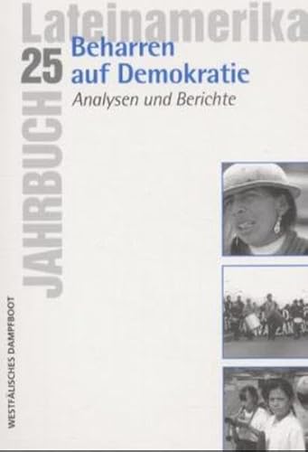 9783896915085: Jahrbuch Lateinamerika, Bd.25, Beharren auf Demokratie