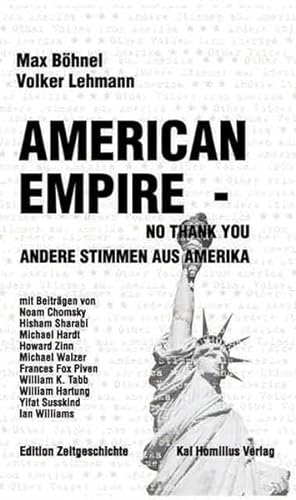 9783897068858: American Empire: No Thank You. Andere Stimmen aus Amerika