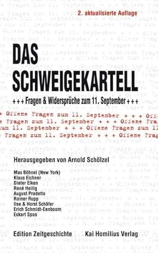 9783897068926: Das Schweigekartell: Fragen & Widersprche zum 11. September