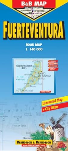 Stock image for B&B Fuerteventura Laminated Road Map for sale by Save With Sam