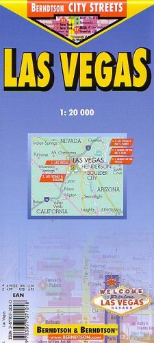 Imagen de archivo de Las Vegas City Streets (B&B Road Maps) a la venta por Bookmans