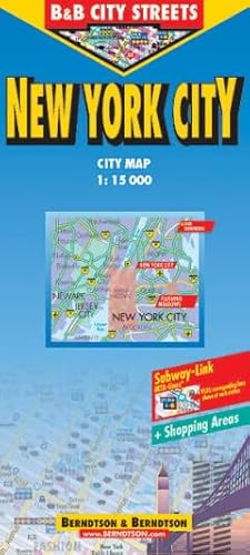 Beispielbild fr Berndtson New York City City Streets Map zum Verkauf von Half Price Books Inc.