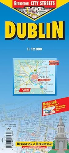 Berndtson & Berndtson Dublin Map (Berndtson & Berndtson Maps) 1:12,000 (9783897071346) by B&b