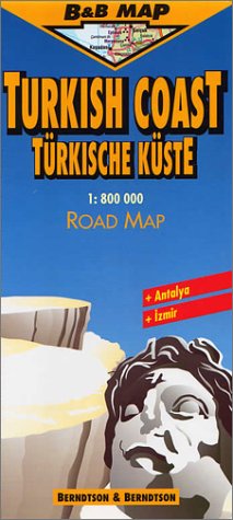 B&B Turkish Coast (Turkische Kuste) Laminated Road Map (9783897071841) by Berndtson