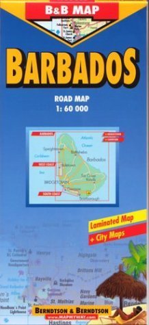 Imagen de archivo de B&B Barbados Laminated Map a la venta por Save With Sam