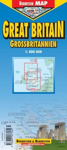 Stock image for Great britain. gran bretaa 1:800000 for sale by Iridium_Books