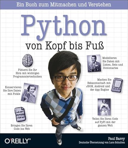 9783897213180: Python von Kopf bis Fu