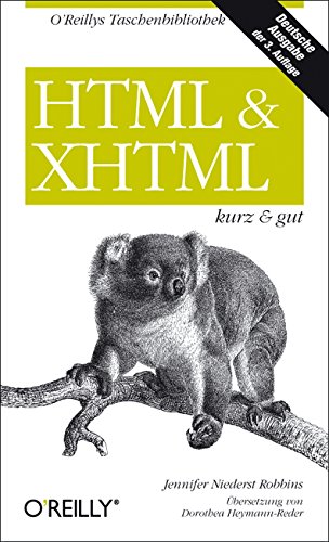 9783897215245: HTML & XHTML kurz & gut