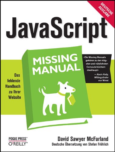 Beispielbild fr JavaScript: Missing Manual zum Verkauf von medimops