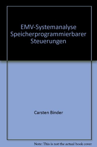 Imagen de archivo de EMV-Systemanalyse Speicherprogrammierbarer Steuerungen a la venta por Buchpark