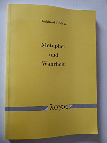 9783897226524: Metapher und Wahrheit