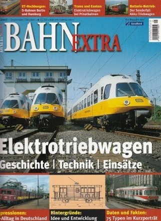 9783897241923: Elektrotriebwagen. Technik-Fahrzeuge-Einstze. Bahn Extra 05/07