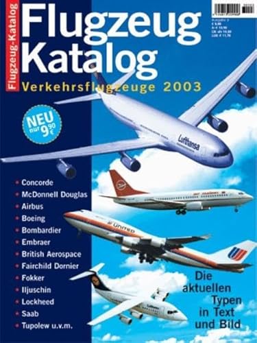 Flugzeug Katalog - Verkehrsflugzeuge 2003