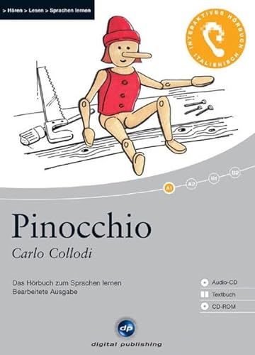 9783897475557: Pinocchio: Das Hrbuch zum Sprachen lernen - Adaptierte Fassung. Niveau A1