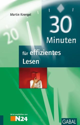 Beispielbild fr 30 Minuten fr effizientes Lesen zum Verkauf von medimops