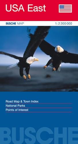 Beispielbild fr USA East 1 : 2 200 000. Straenkarte: Road Map & Town Index. National Parks. Points of Interest zum Verkauf von medimops