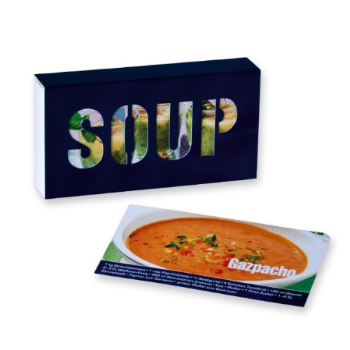 Stock image for Kochbuch - Geschenkidee NEU! Rezepte fr die Suppe und den Eintopf. Kochbox SOUP for sale by medimops