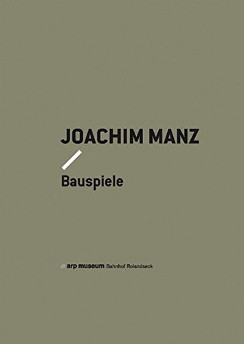 9783897704183: Manz, J: Joachim Manz - Bauspiele
