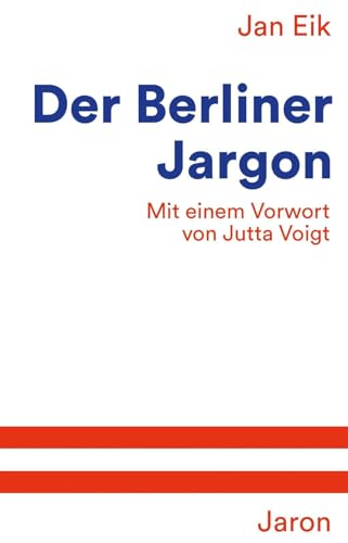 Beispielbild fr Der Berliner Jargon -Language: german zum Verkauf von GreatBookPrices