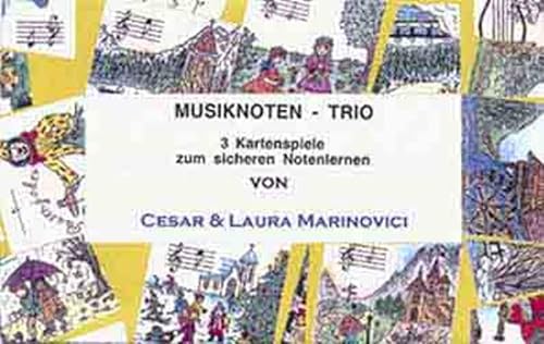 Imagen de archivo de Musiknoten-Trio (Kartenspiele) a la venta por medimops