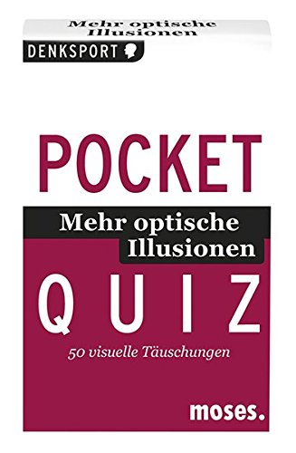 Beispielbild fr Optische Illusionen 02. Pocket Quiz: 50 visuelle Tuschungen zum Verkauf von medimops