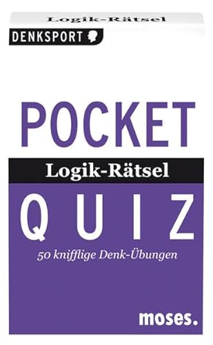 Beispielbild fr Pocket Quiz Logik-Rtsel: 50 knifflige Denk-bungen zum Verkauf von medimops