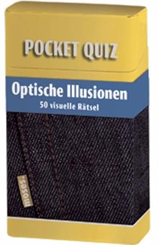 Beispielbild fr Pocket Quiz Jubilumsedition Optische Illusionen. 50 visuelle Rtsel zum Verkauf von medimops