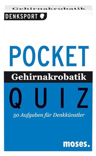 Beispielbild fr Pocket Quiz Gehirnakrobatik: 50 Aufgaben fr Denkknstler zum Verkauf von medimops
