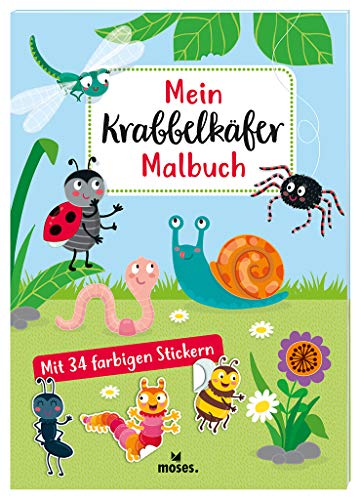 Mein Krabbelkäfer-Malbuch: Mit vielen Rätseln, Labyrinthen und Suchbildern - Weckauf, Julia