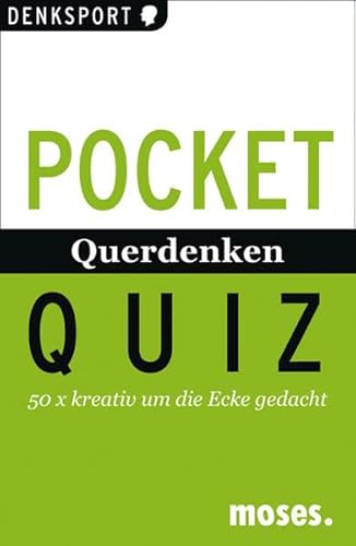 Stock image for Pocket Quiz Querdenken: 50 x kreativ um die Ecke gedacht for sale by medimops