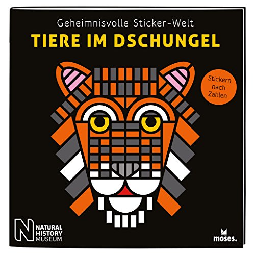 Beispielbild fr Geheimnisvolle Sticker-Welt: Tiere im Dschungel | Stickern nach Zahlen | Ab 6 Jahren (Geheimnisvolle Sticker-Welten / Stickern nach Zahlen) zum Verkauf von medimops