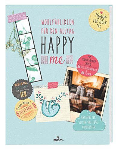 Beispielbild fr Happy Me Wohlfhlideen fr den Alltag | Hygge fr jeden Tag | Geschenkbuch mit Stickern und Geschenkanhngern zum Verkauf von medimops