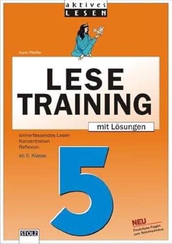 Beispielbild fr Lustiges Lesetraining, neue Rechtschreibung, Ab 5. Klasse zum Verkauf von medimops