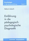 Beispielbild fr Einfhrung in die pdagogisch-psychologische Diagnostik zum Verkauf von Thomas Emig