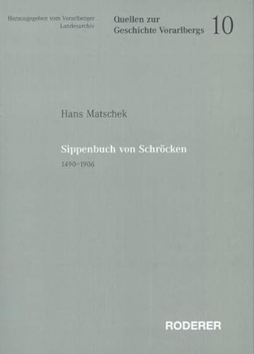 9783897836129: Sippenbuch von Schrcken 1490-1906