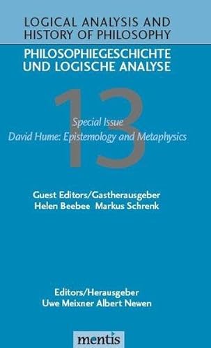 Stock image for Special issue David Hume: Epistemology and Metaphysics. for sale by Antiquariat Bader Tbingen